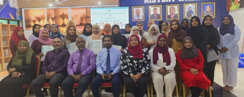 Orientation on Early Identification Screening Tool Training Program sessions conducted in Gdh Thinadhoo City.