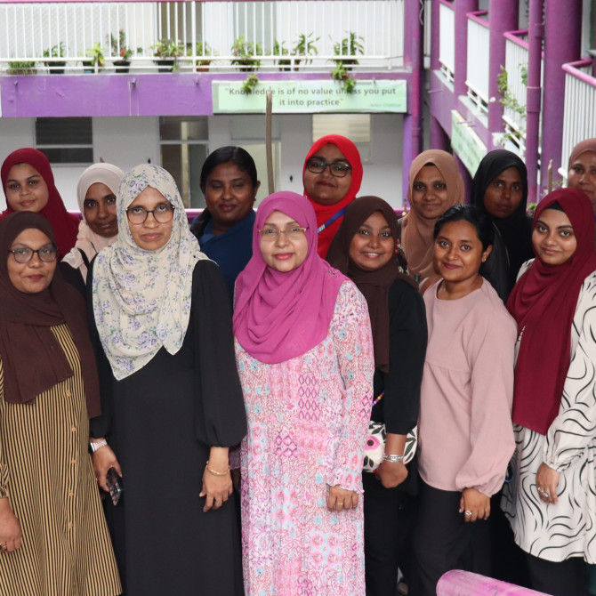 މާލެ ސިޓީގެ ސްކޫލްތަކުގެ އިންކްލޫސިވް ލީޑިންގ ޓީޗަރުންނަށް އަމާޒުކޮށްގެން ބޭއްވި ސްޓްރެޓީޖިކް ޕްލޭނިންގ ސެޝަން