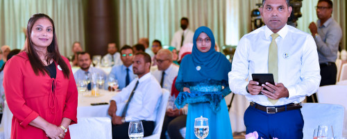 Vice President Faisal Naseem has launched ‘Shaamil Adu’, the Maldives’ first-ever screen-reading software