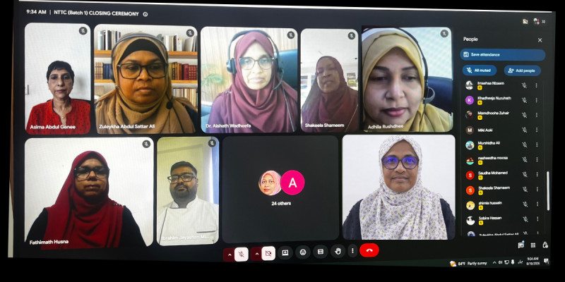ތައިބަ އިނީޝިއޭޓިވްގެ ދަށުން ކުރިއަށް ގެންދާ ކެޕޭސިޓީ ބިލްޑިން އޮފް ޓީޗާސް ފޯ ސްކިލްސް ބޭސްޑް ޕްރޮގްރާމްސް ތްރޫ ނެޝަނަލް ޓްރޭޑް ޓެސްޓިން ސެޓިފިކޭޝަންގެ ފުރަތަމަ ބެޗުގެ ނިންމުމުގެ ރަސްމިއްޔާތު ބާއްވައިފި