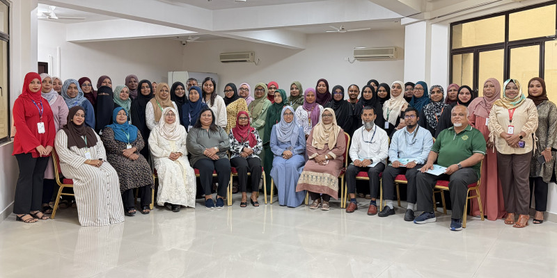 ކޮލިޓީ ޓީޗަރޒް ފޮ އިންކްލޫޝަން މީނިންގފުލް ޤުރުއާން ލަރނިންގ ފޮ ސްޓޫޑެންޓްސް ވިތު ކޮމްޕްލެކްސް ލަރނިންގ ޕްރޮފައިލްސް:ޕްރެކްޓިކަލް ސްޓެރެޓެޖީޒް ފޮ ސެން ޓީޗަރޒް' ތަމްރީނު ޕްރޮގްރާމް ނިންމާލައިފި.