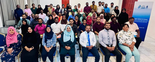 Capacity Building of Secondary English Language Teachers in Teaching Students with Complex Learning Profiles training sessions conducted in Haa Alifu and Haa Dhaalu Atoll