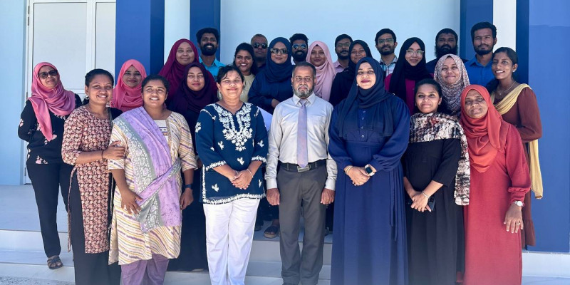 Capacity Building of Secondary English Language Teachers in Teaching Students with Complex Learning Profiles training sessions conducted in Kaafu and Vaavu atoll